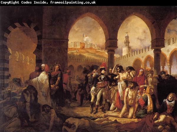 antoine jean gros Bonaparte Visiting the Plague Victims of Jaffa